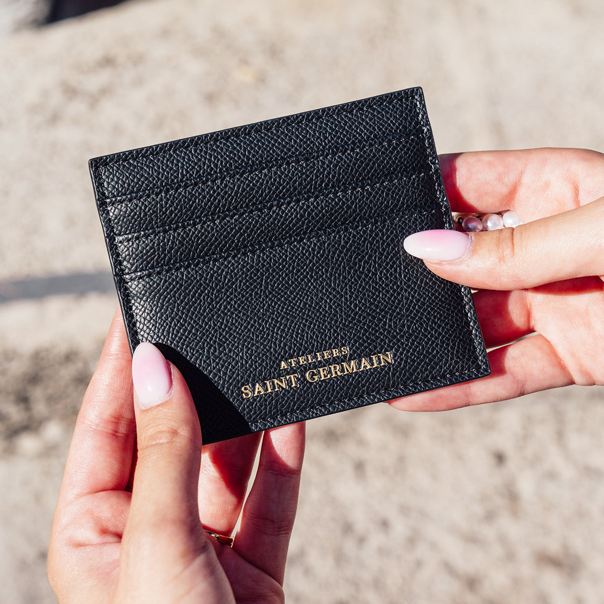SAINT GERMAIN - Card Holder - BLACK