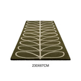 Orla Kiely Linear Stem Olive 060501 Runner Rug