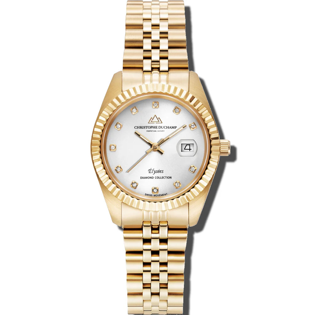 Christophe Duchamp Elysee - Silver Dial & 316L Stainless Steel Strap