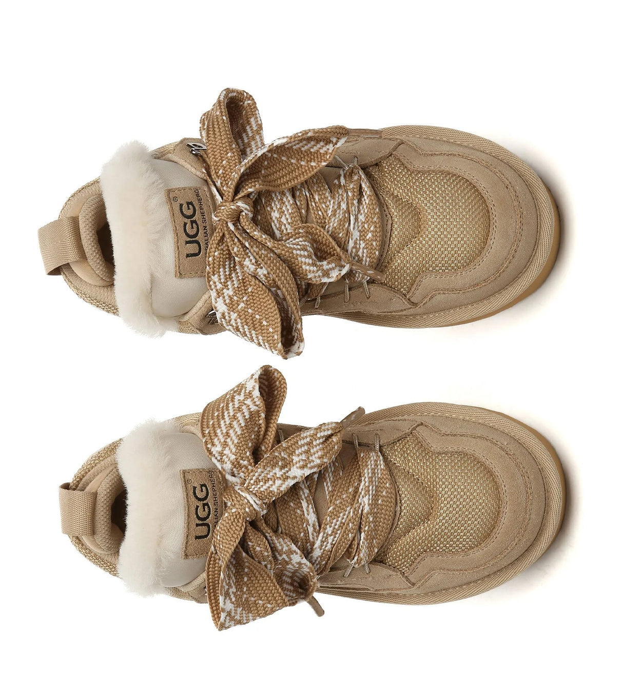 Parkyr Platform Sneakers in Sand