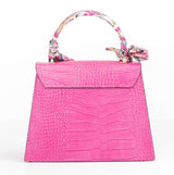 Bosccolo Handbag - Pink Croco