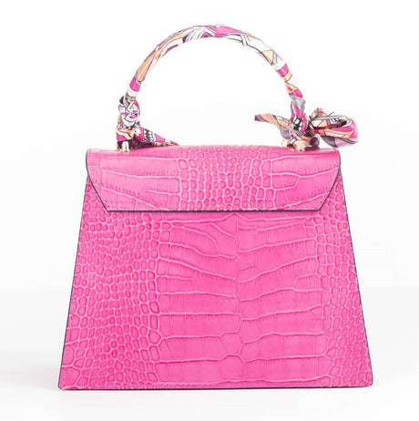 Bosccolo Handbag - Pink Croco