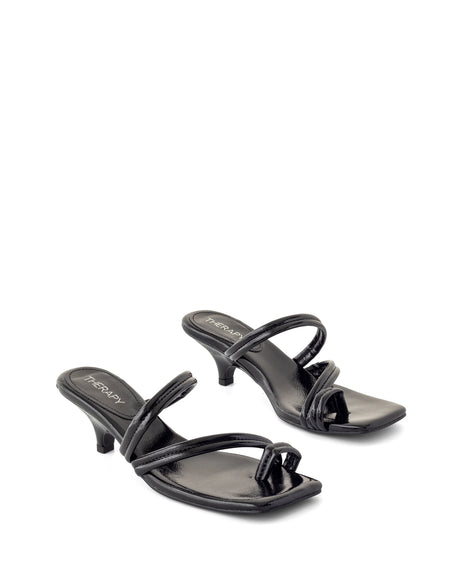 Therapy Nolita Black Crinkled Patent