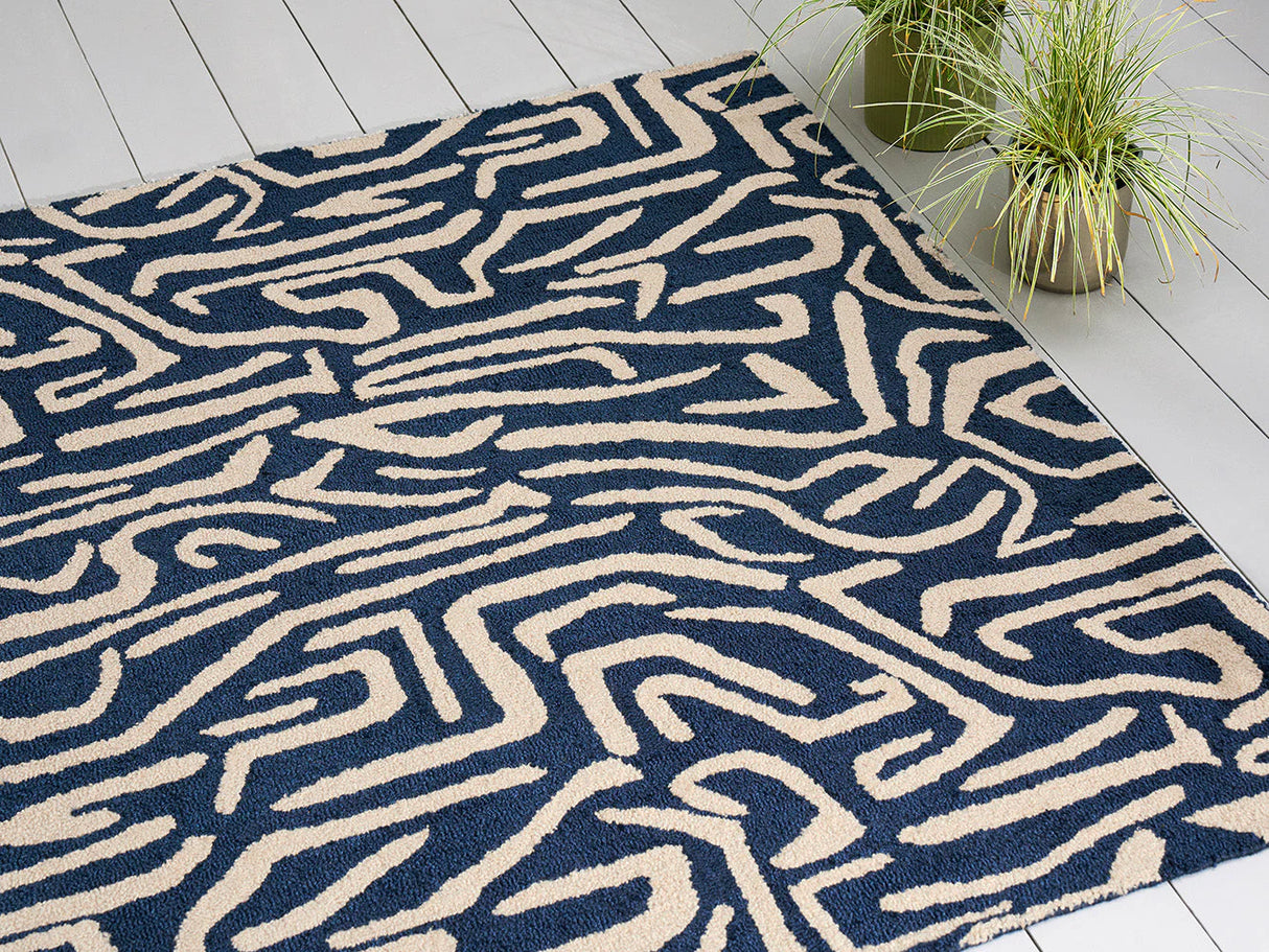 Harlequin Melodic Blue 443608 Outdoor Rug
