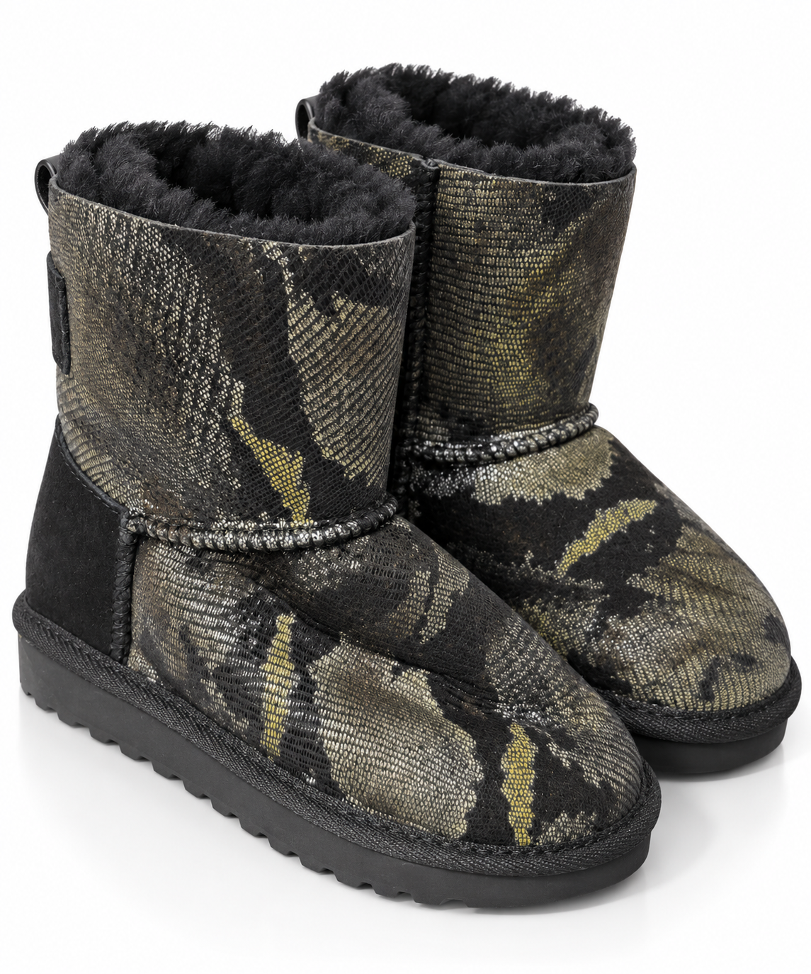 Australian Leather Ugg Short - Metallic Camouflage - AU4