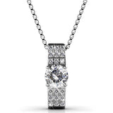Krystal Couture Designer Pendant Necklace Embellished with SWAROVSKI Crystals