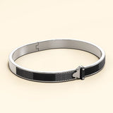 Bullion Gold Elaine White Gold Bangle