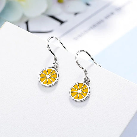 Cute Funky Lemon Earrings