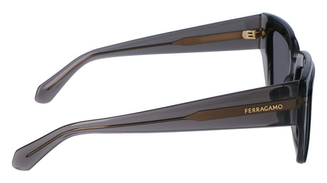 Salvatore Ferragamo SF2002S Womens Sunglasses - Transparent Grey/Black
