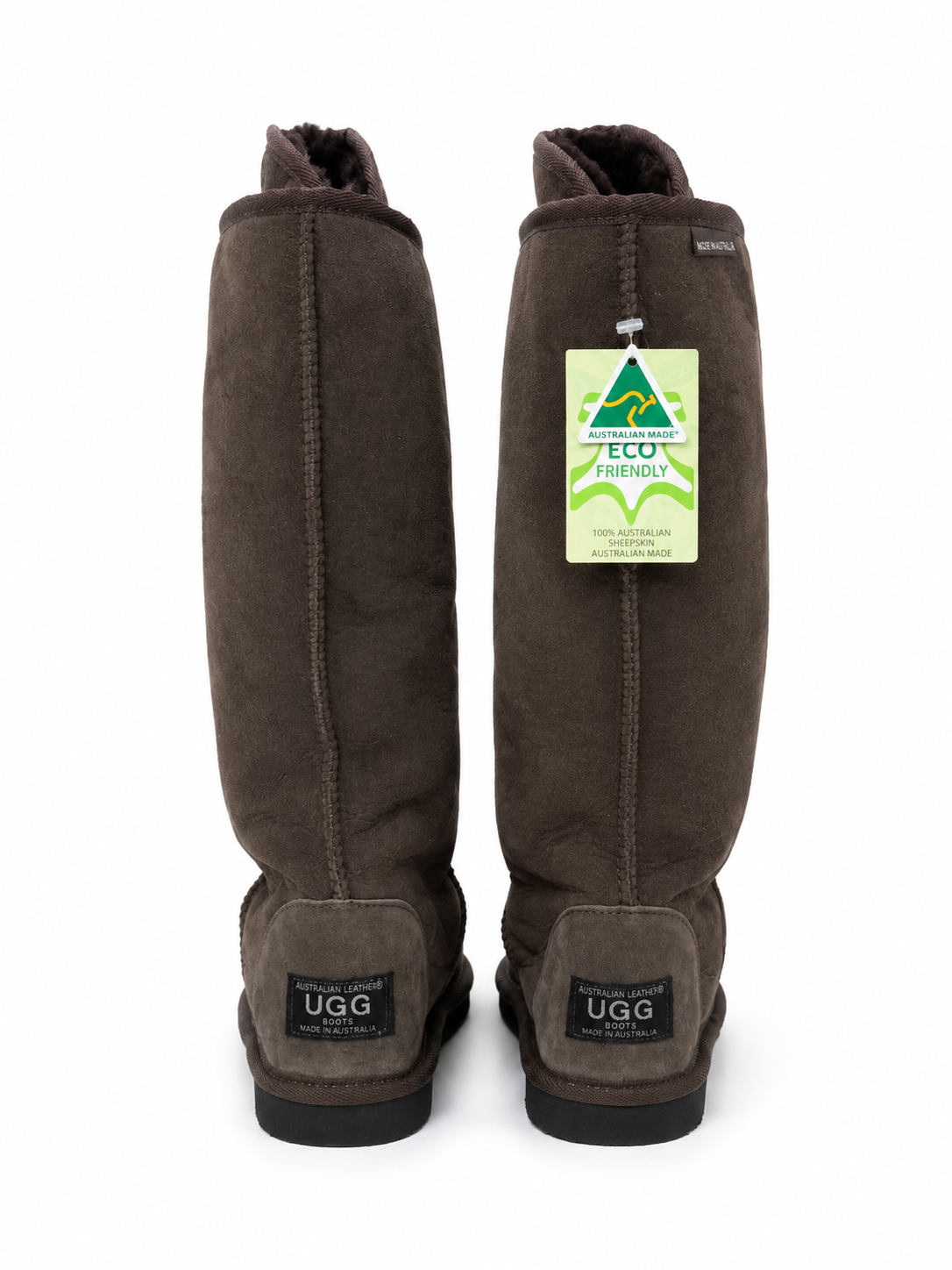 Australian Leather Ugg Classic Tall Corset Lace - Chocolate - AU4
