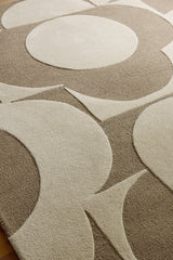 Orla Kiely Prism Flower Mushroom - Ecru 158009 Rug