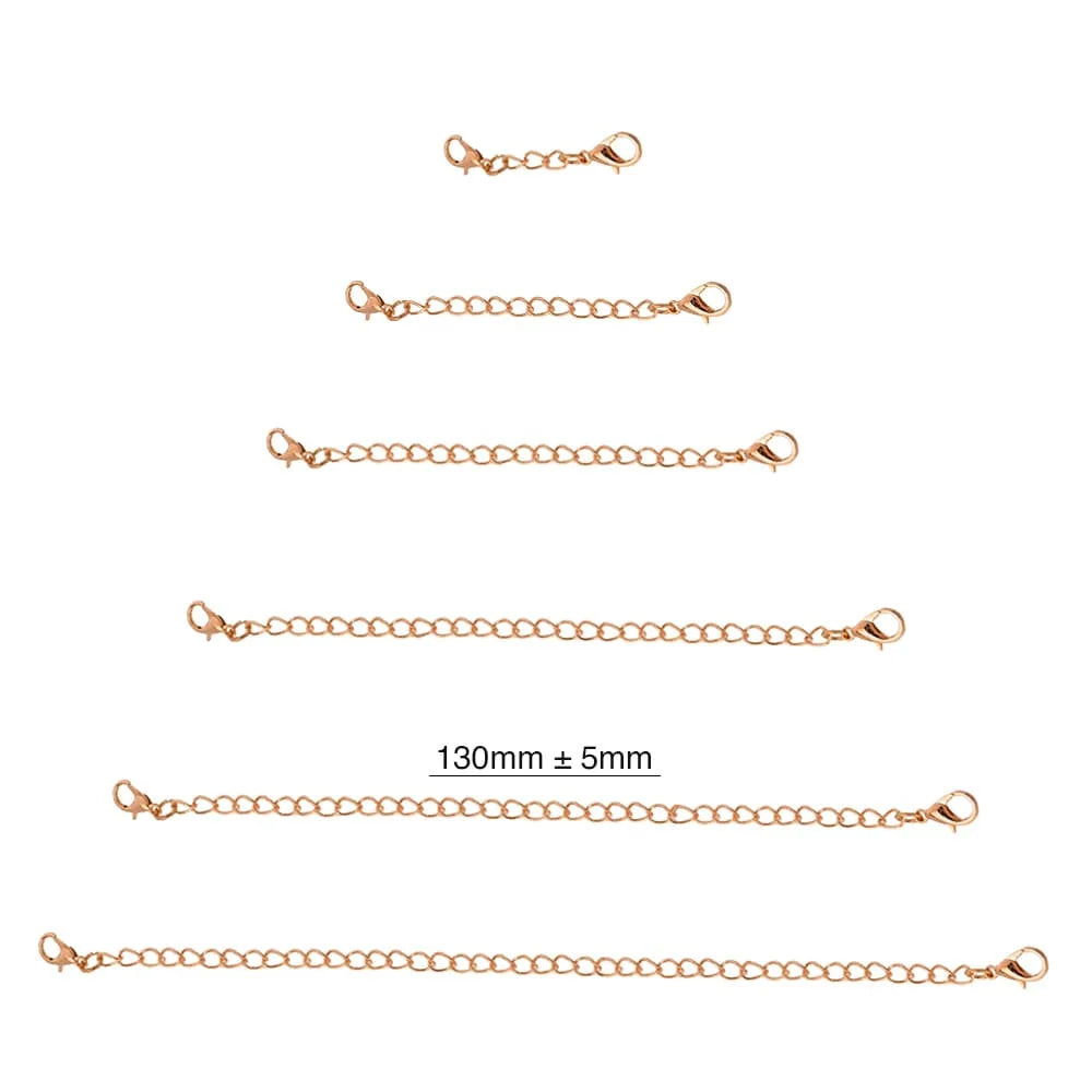 Obsession Necklace Extender Encased in 18k Rose Gold