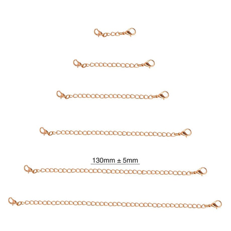 Obsession Necklace Extender Encased in 18k Rose Gold