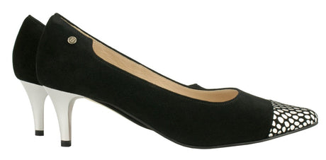 Bosccolo Womens High Heels - Silver/Black