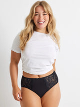 2 Pack Daily Essentials Stretch Lace & Cotton Full Brief (219)
