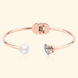 Bullion Gold Pearl And Sparks Bangle