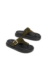 Therapy Palloma Khaki Microsuede