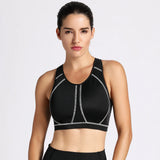 Racerback Wireless Full Coverage Sports Bra - Black