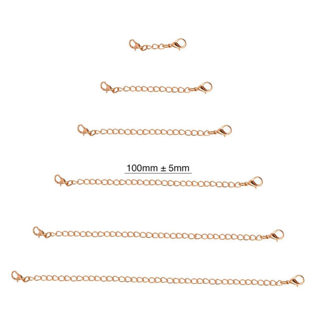 Obsession Necklace Extender Encased in 18k Rose Gold
