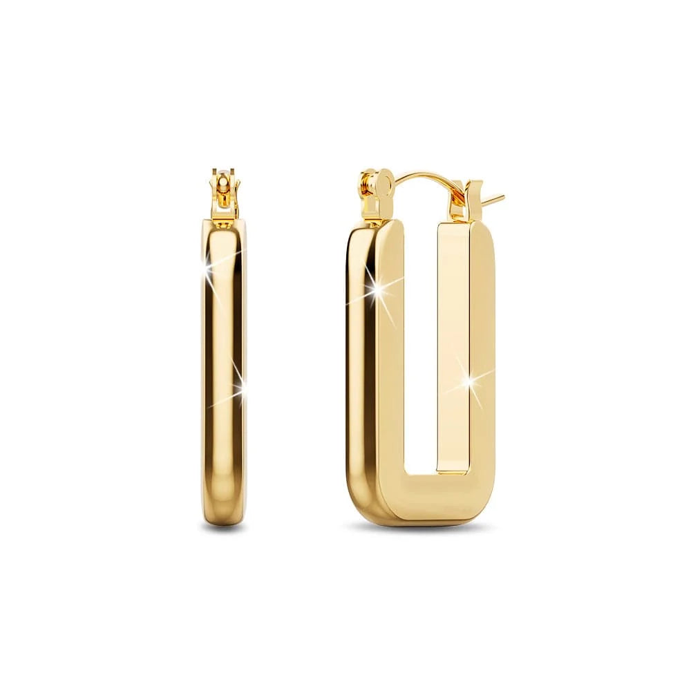Bullion Gold Lola Hoop Gold Layered Earrings