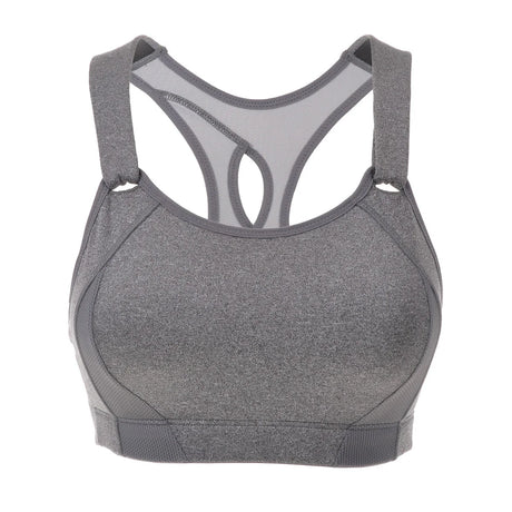 High Impact Lightly Padded Wireless Active Bra - Grey