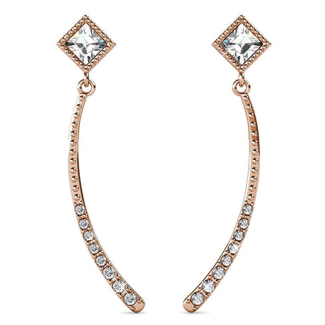 Boxed Sparkling Set Embellished with SWAROVSKI® Crystals In Rose Gold