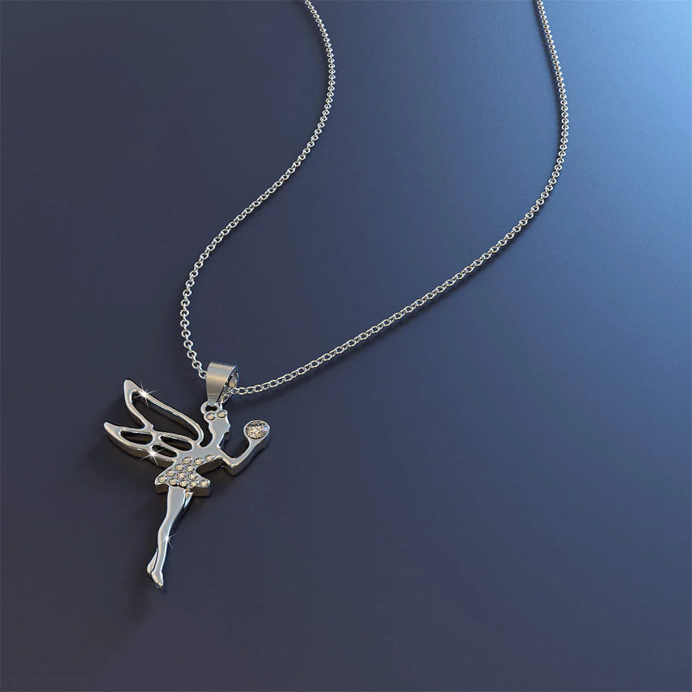 Krystal Couture Tinkerbell Necklace Embellished with SWAROVSKI Crystals