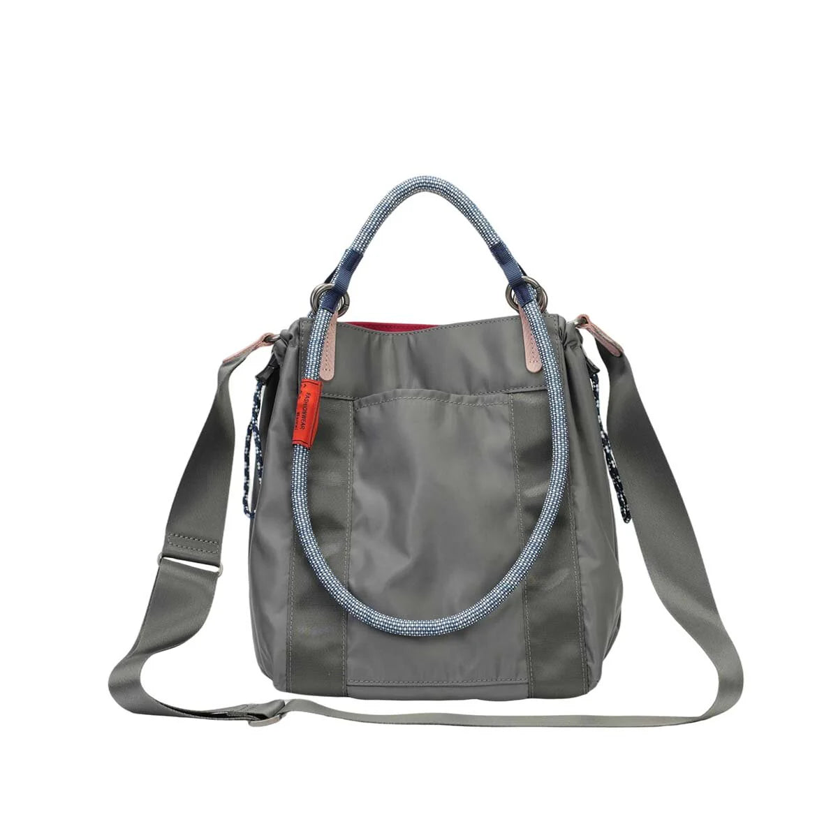 BAMEI Reversible Dual-Color Ballistic Nylon Bucket Bag - Charcoal
