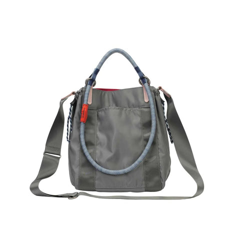 BAMEI Reversible Dual-Color Ballistic Nylon Bucket Bag - Charcoal