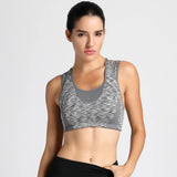 High Impact Full Support Wireless Running Bra - Grey