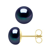 Earrings - Black "Tahitian Style" - Longueur 18 cm