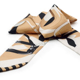 Brown Tie Scarf