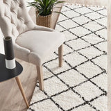 Saffron 22 White Runner Rug