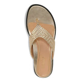 Vionic Agave Toe Post Sandal - Gold