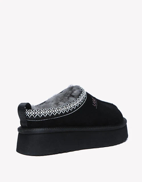 Ventus Cow Suede Platform in Black