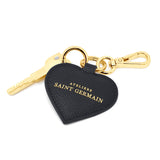 JEWELRY BAG - KEY RING "HEART" BLACK