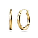 Bullion Gold Luscious Hoop Gold Layered Earrings