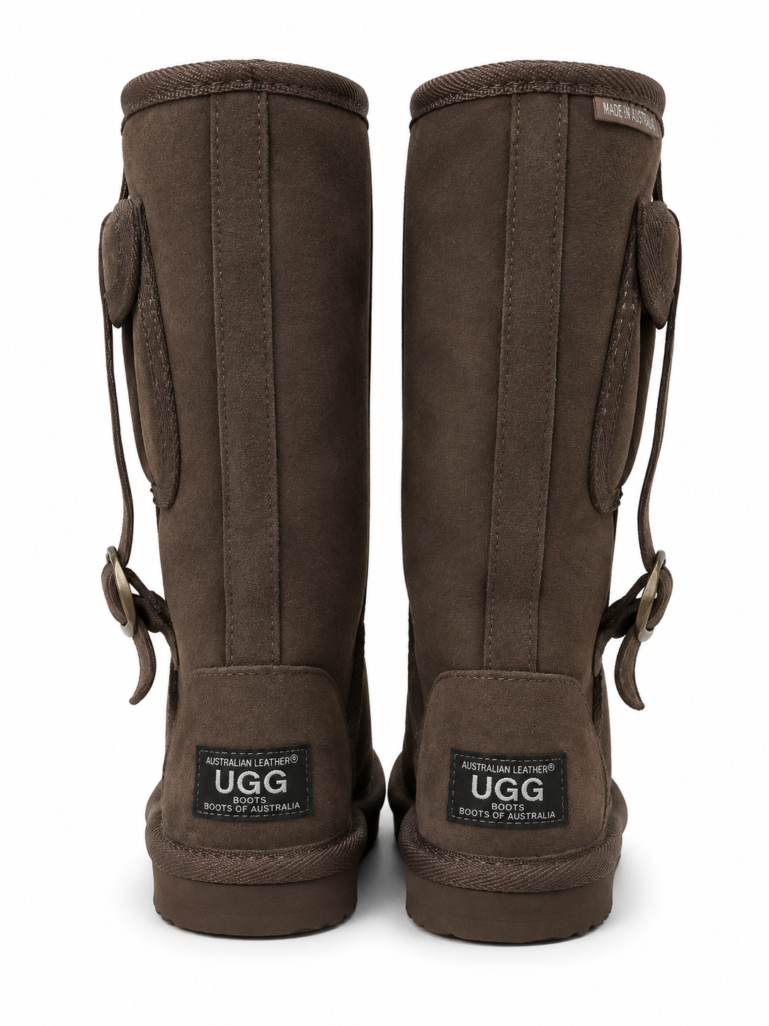 Australian Leather Ugg Classic Tall Pocket - Chocolate - AU6