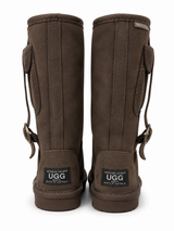 Australian Leather Ugg Classic Tall Pocket - Chocolate - AU6