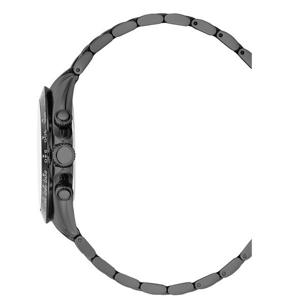 Christophe Duchamp Grand Mont - Black Dial & 316L Stainless Steel Strap