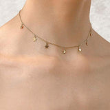 Liv Oliver 18K Gold Star Charm Necklace