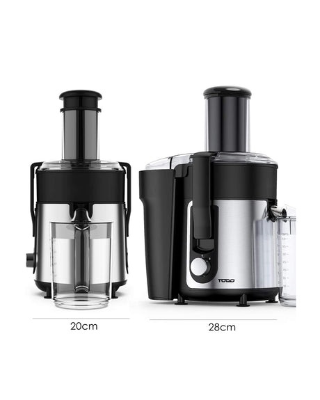 TODO 800W Stainless Steel Juicer Healthy Electric Juice Extractor 1L Jug