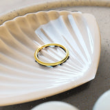 Bullion Gold Rheda Classic Tubular Ring in Gold