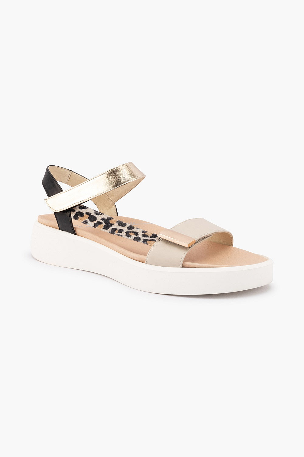 Klouds Ivory Metallic Leopard Combo