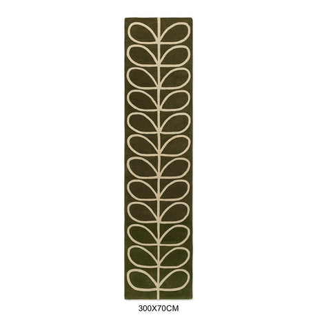 Orla Kiely Linear Stem Olive 060501 Rug