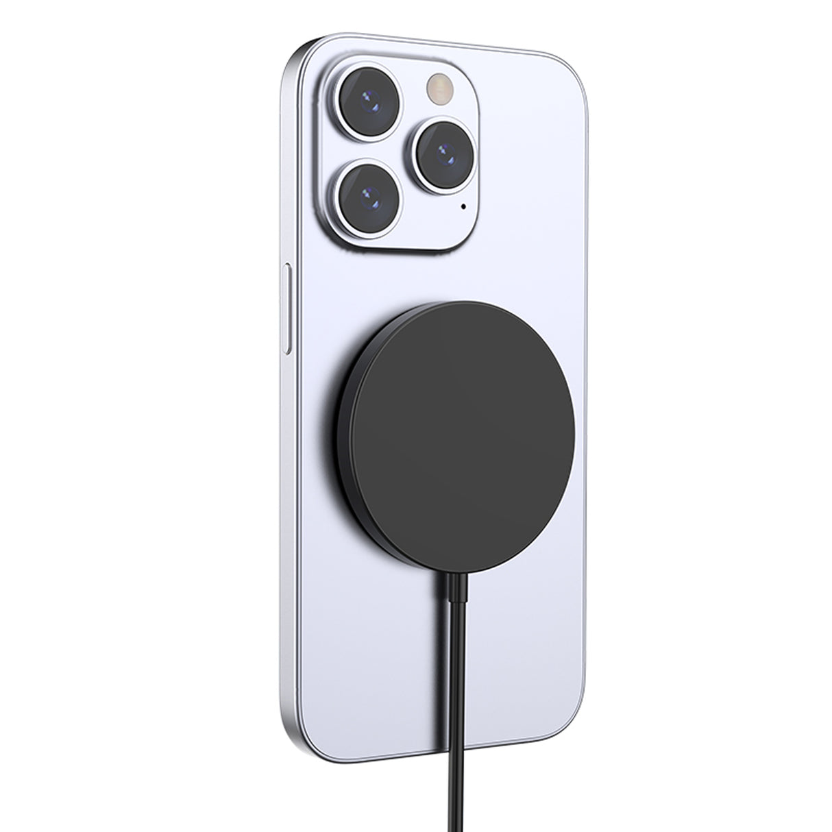 TODO 15W Fast Charging Wireless Phone Charger Pad Charge - Black
