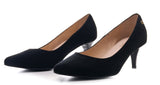 Bosccolo Womenslow Heels - Black Suede