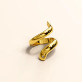 Bullion Gold Orphic Double Wrapped Band Ring in Gold