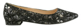 Bosccolo Womens Ballerina - Black / Silver