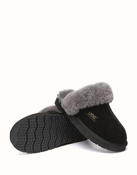 Muffin Slipper in Black